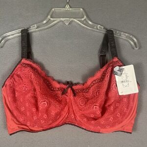 Amoena 0994 Women's Anna WB Mastectomy Bra Pink Size 40DDD Lace Lingerie